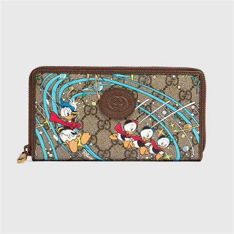 Disney x Gucci Donald Duck zip around wallet 